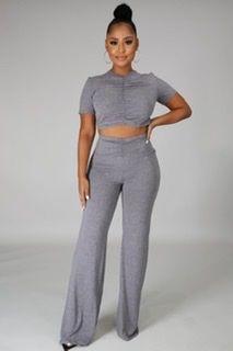 Ruched & Ready Pant Set