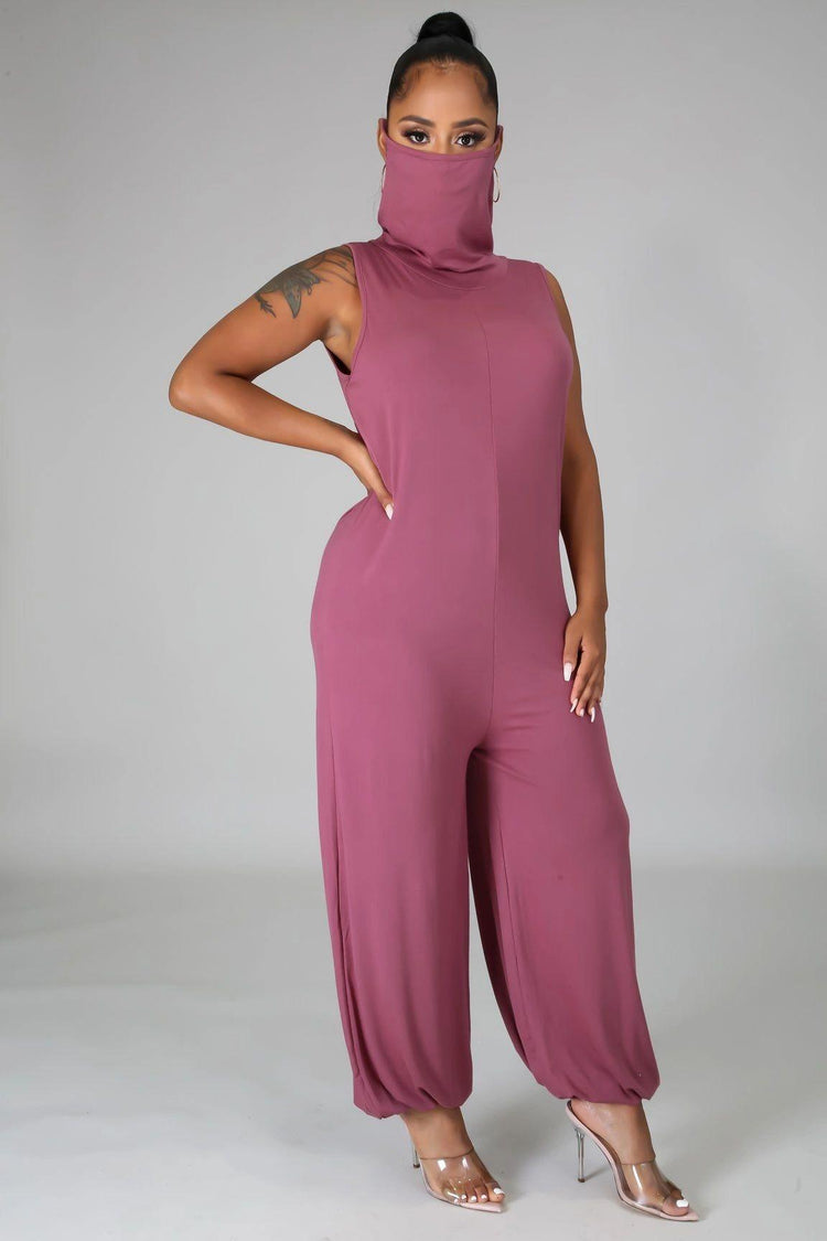 Jeannie Me Jumpsuit - Mauve
