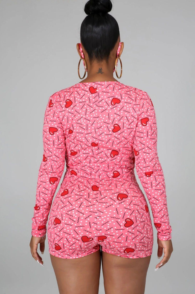 Love Me Romper - Pink