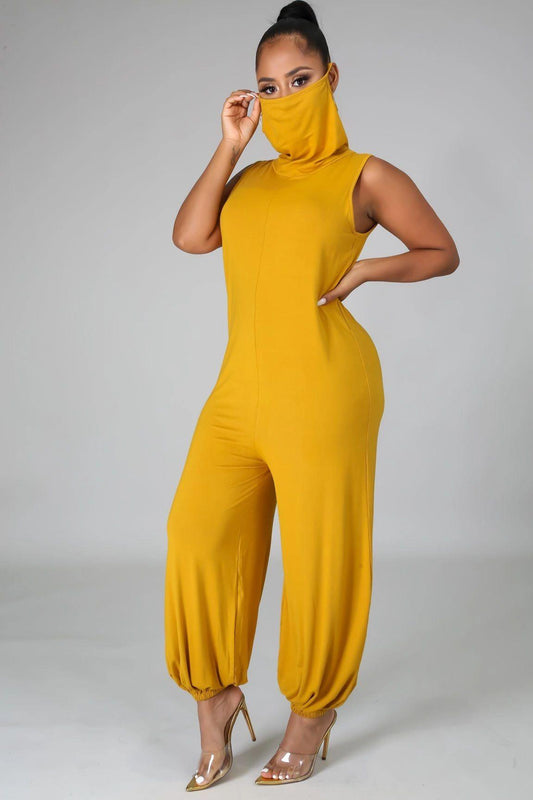 Jeannie Me Jumpsuit - Mustard