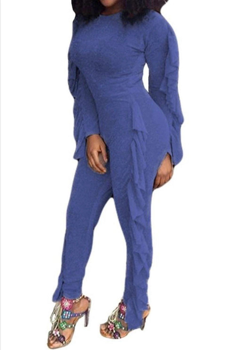 Give'em The Blues Jumpsuit