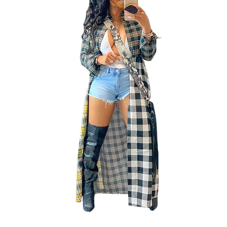 Plaid Shirt Dress