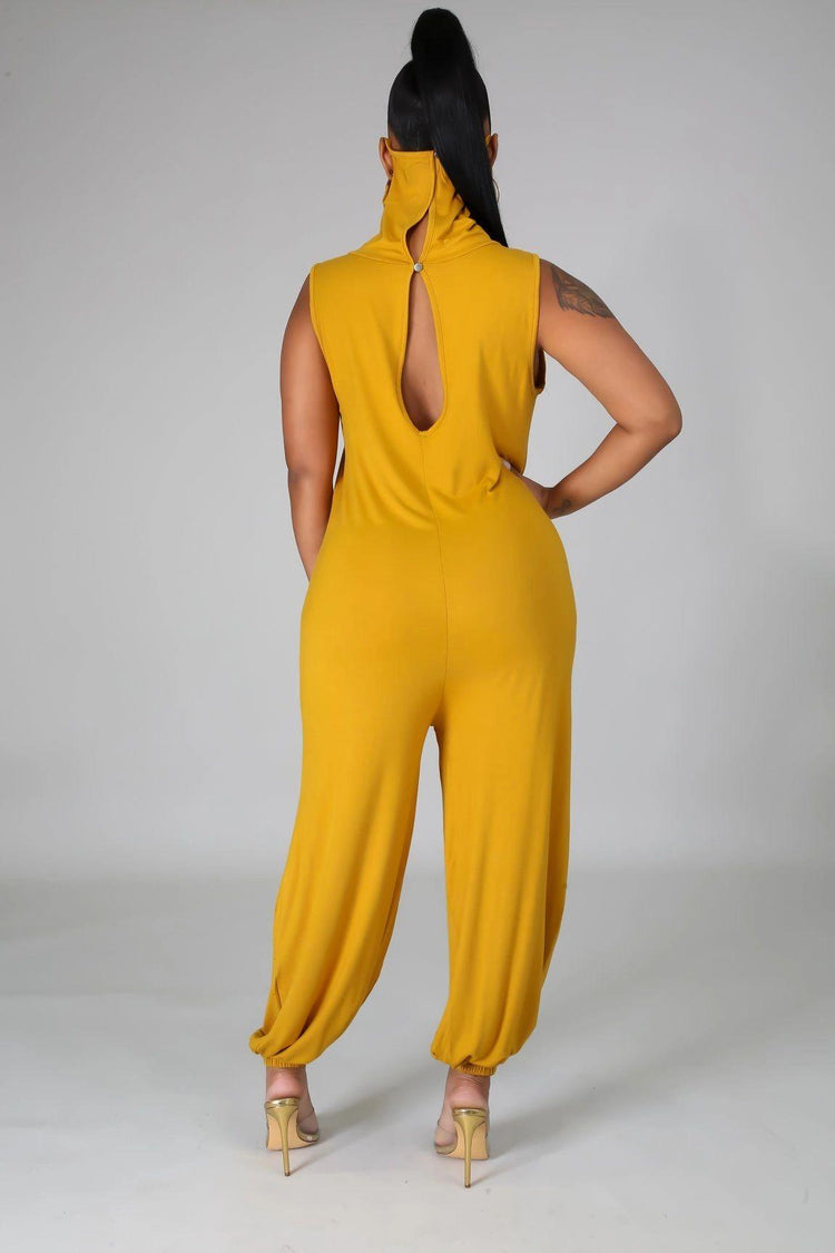 Jeannie Me Jumpsuit - Mustard