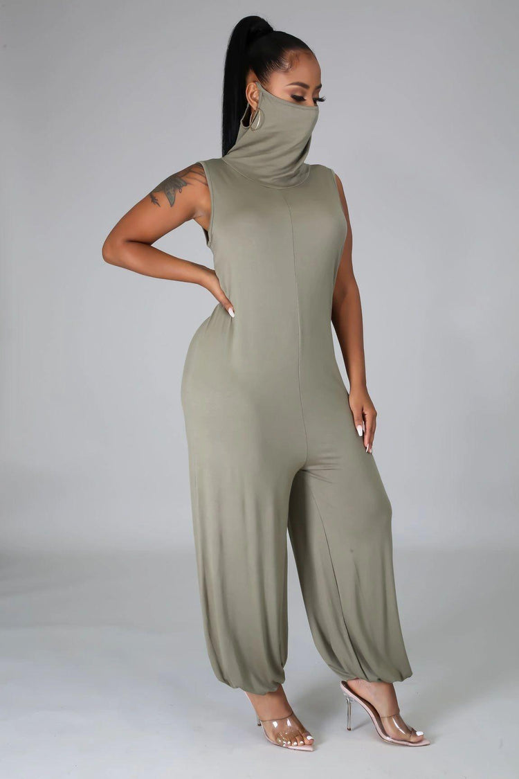 Jeannie Me Jumpsuit - Olive