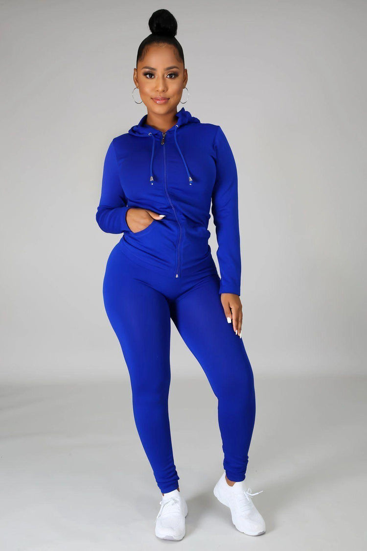 Living Life Legging Set - Blue