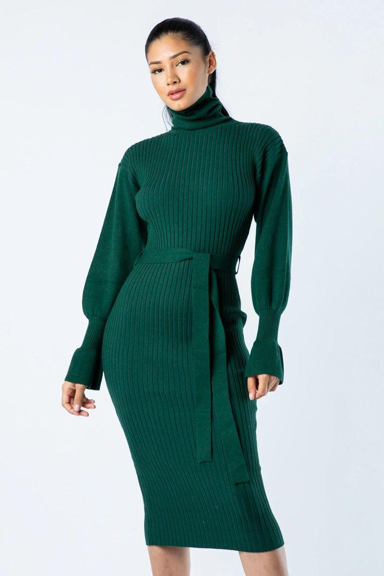 Bell-Aire Dress-Green