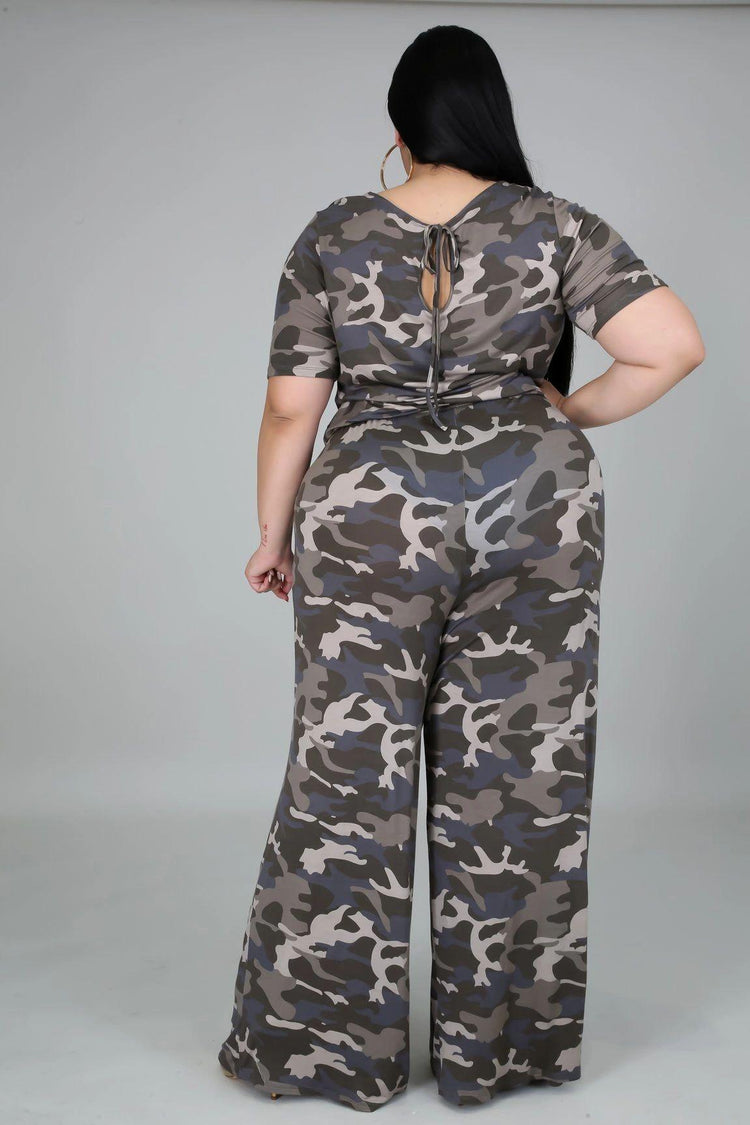 Love Camo Jumpsuit