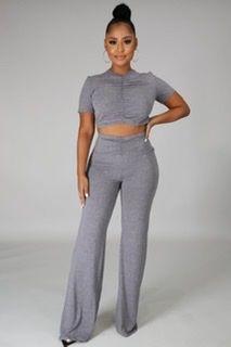 Ruched & Ready Pant Set