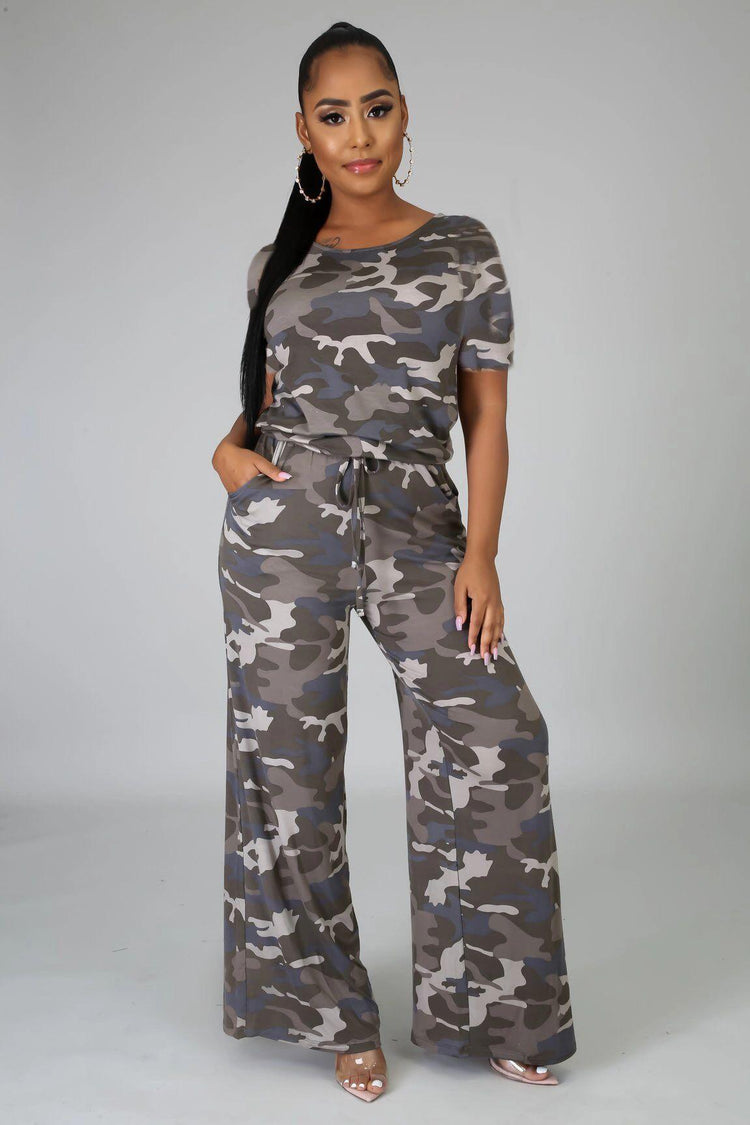 Love Camo Jumpsuit