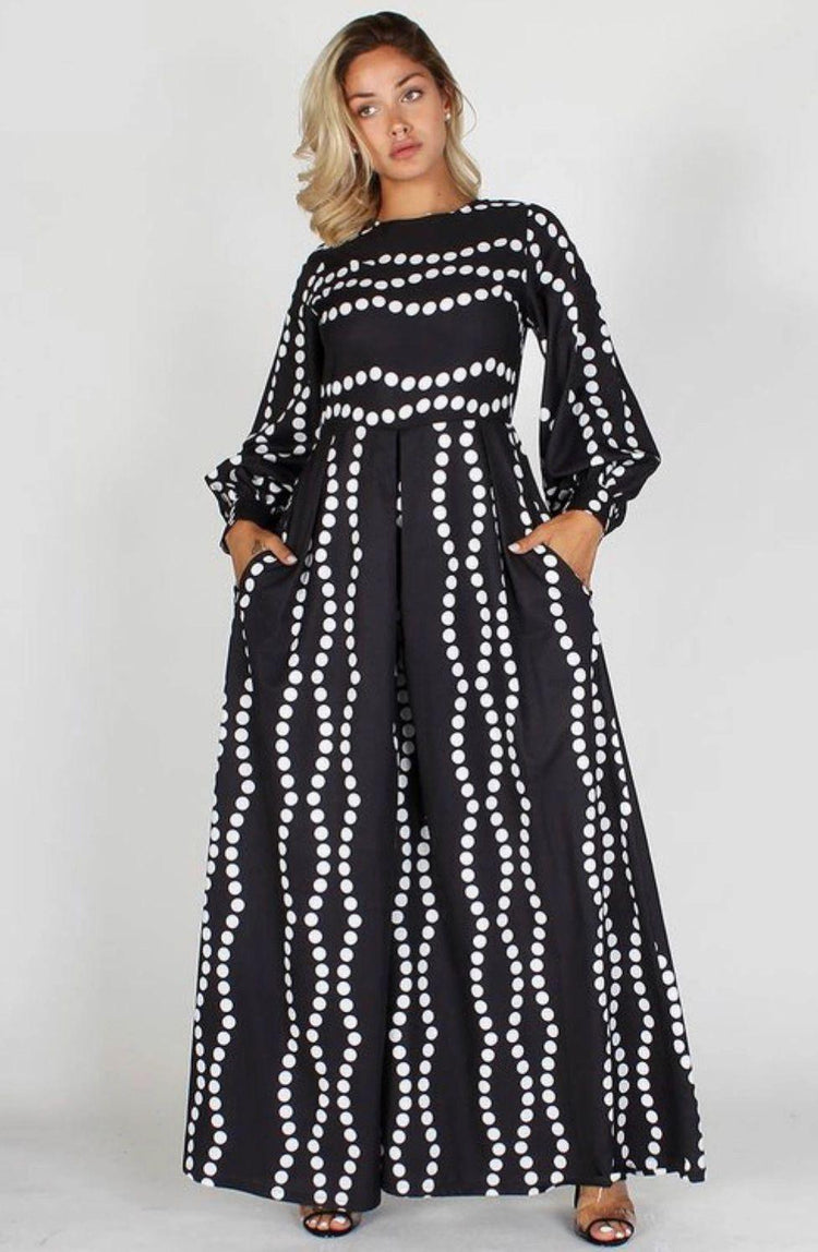 Dot The "I" Jumpsuit