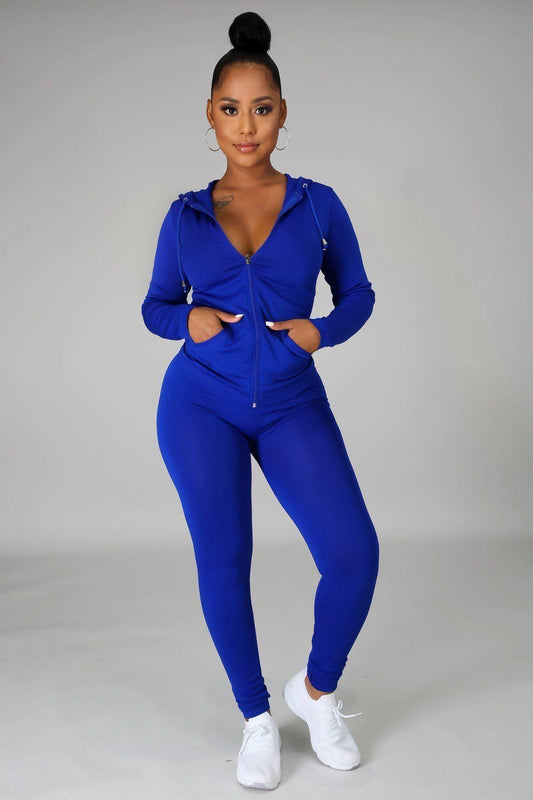 Living Life Legging Set - Blue