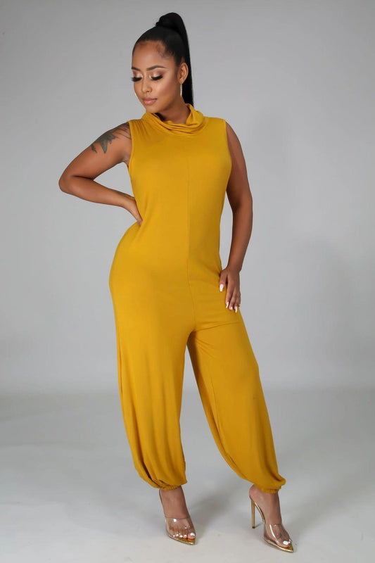 Jeannie Me Jumpsuit - Mustard