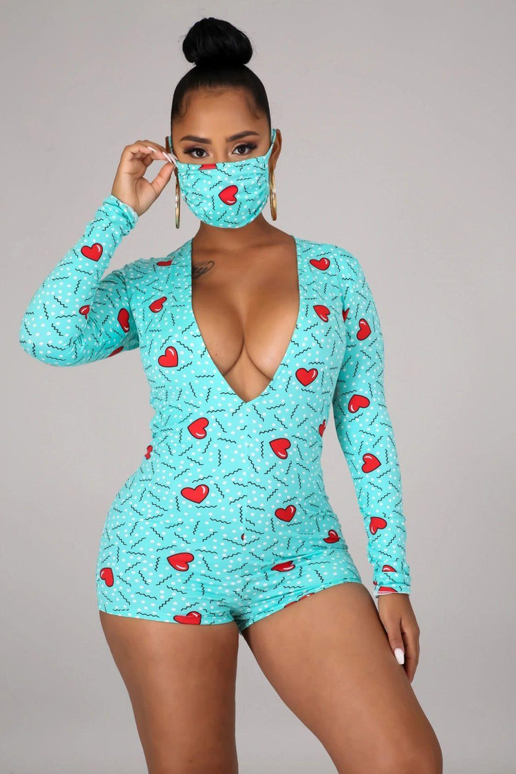 Love Me Romper - Mint