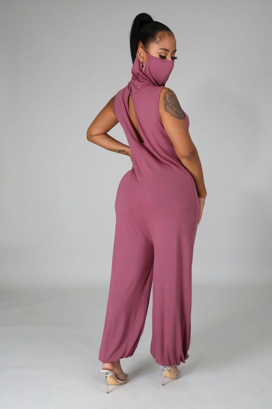 Jeannie Me Jumpsuit - Mauve