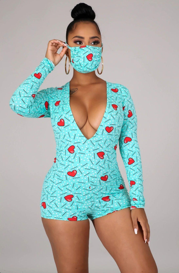 Love Me Romper - Mint