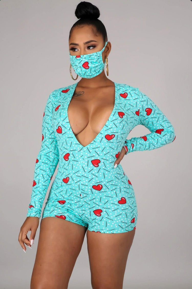 Love Me Romper - Mint