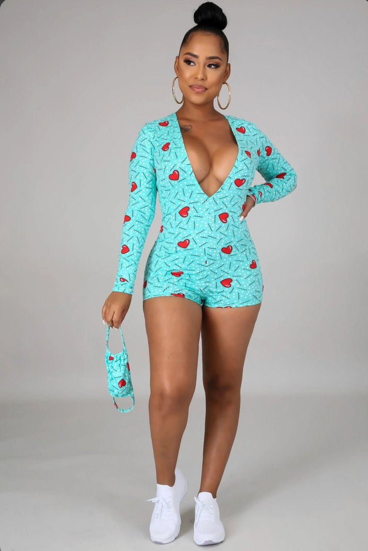 Love Me Romper - Mint