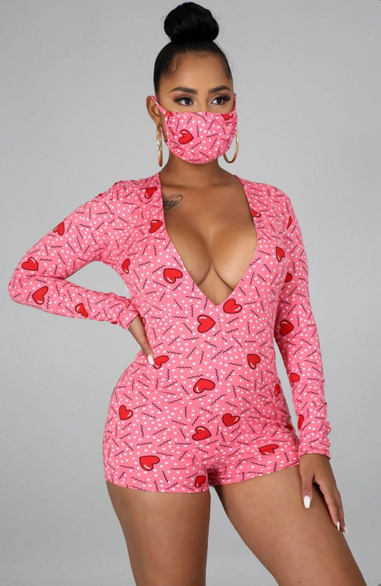 Love Me Romper - Pink