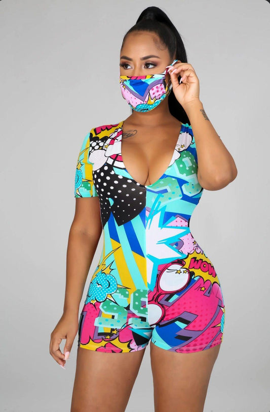 Graffiti Bridge Romper