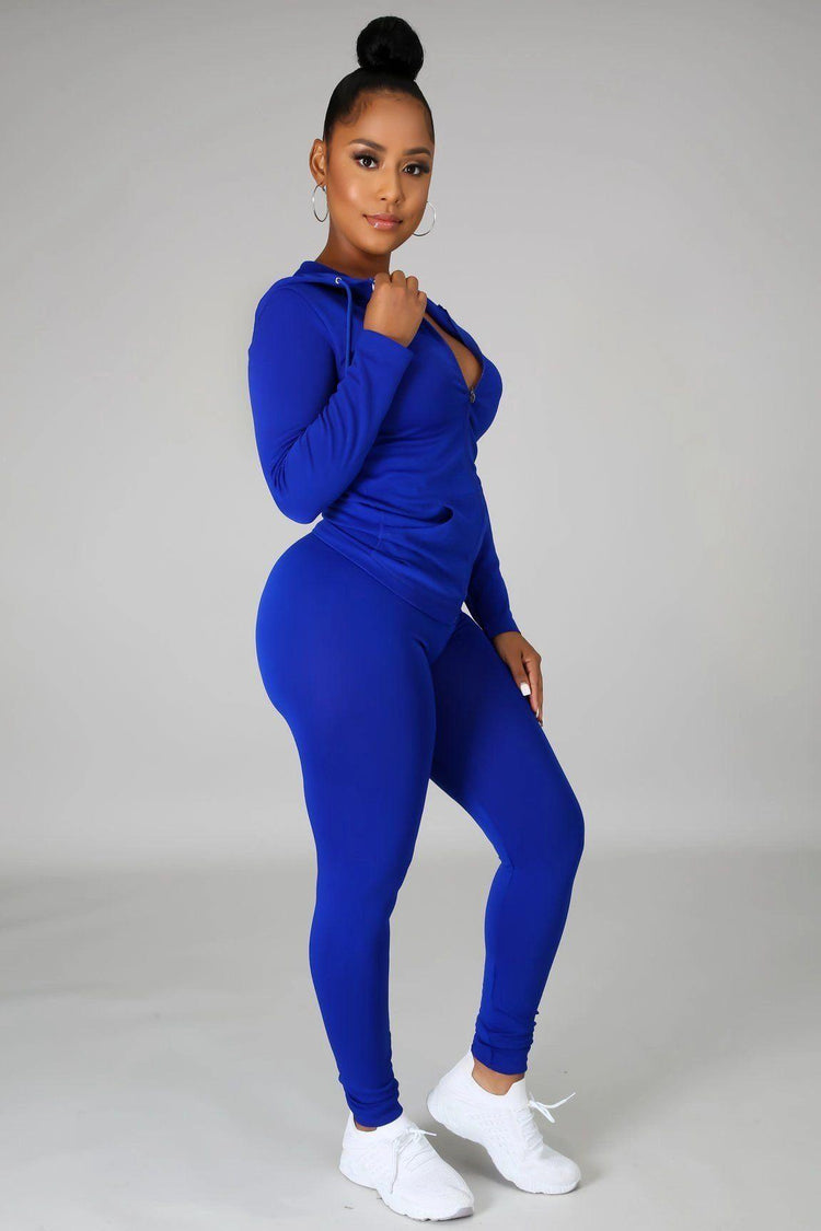 Living Life Legging Set - Blue