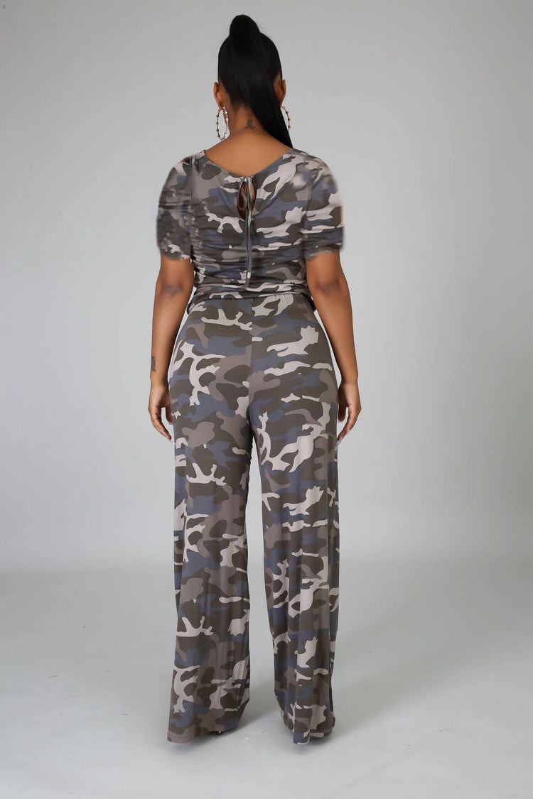 Love Camo Jumpsuit