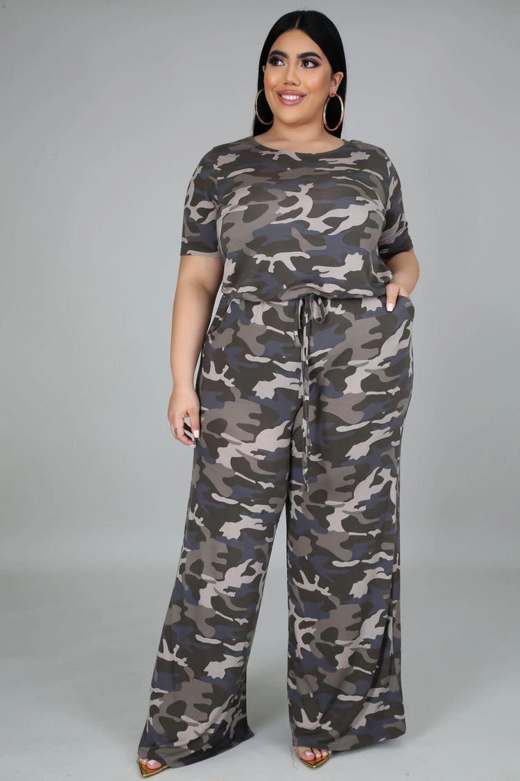 Love Camo Jumpsuit