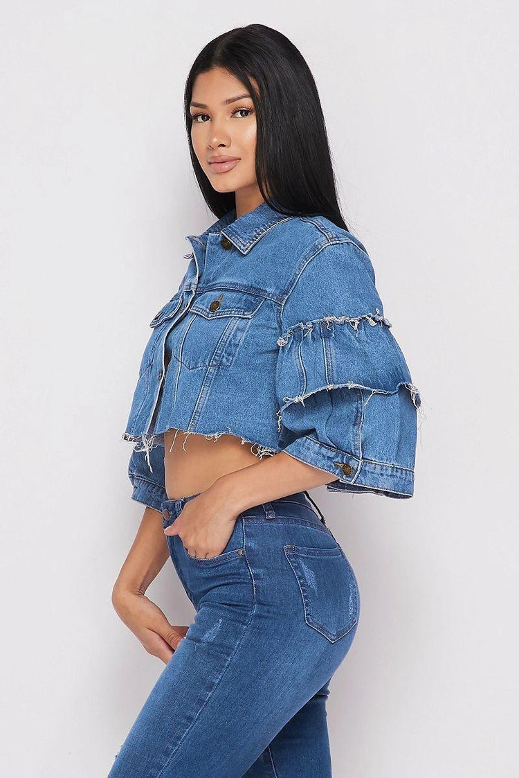 Crop Me A Denim Jacket