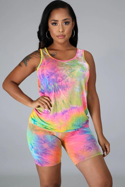 Ride or Tie Dye Biker Set - Brightbow