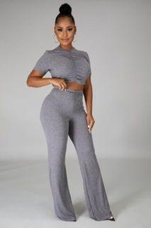 Ruched & Ready Pant Set