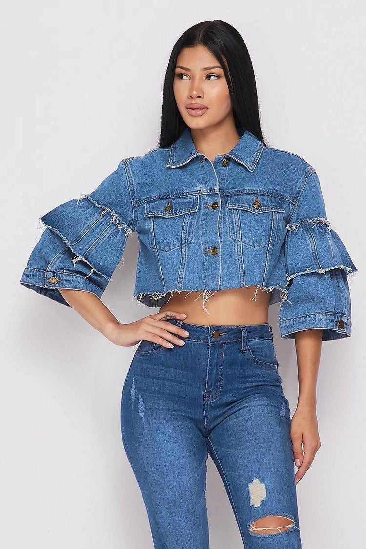 Crop Me A Denim Jacket