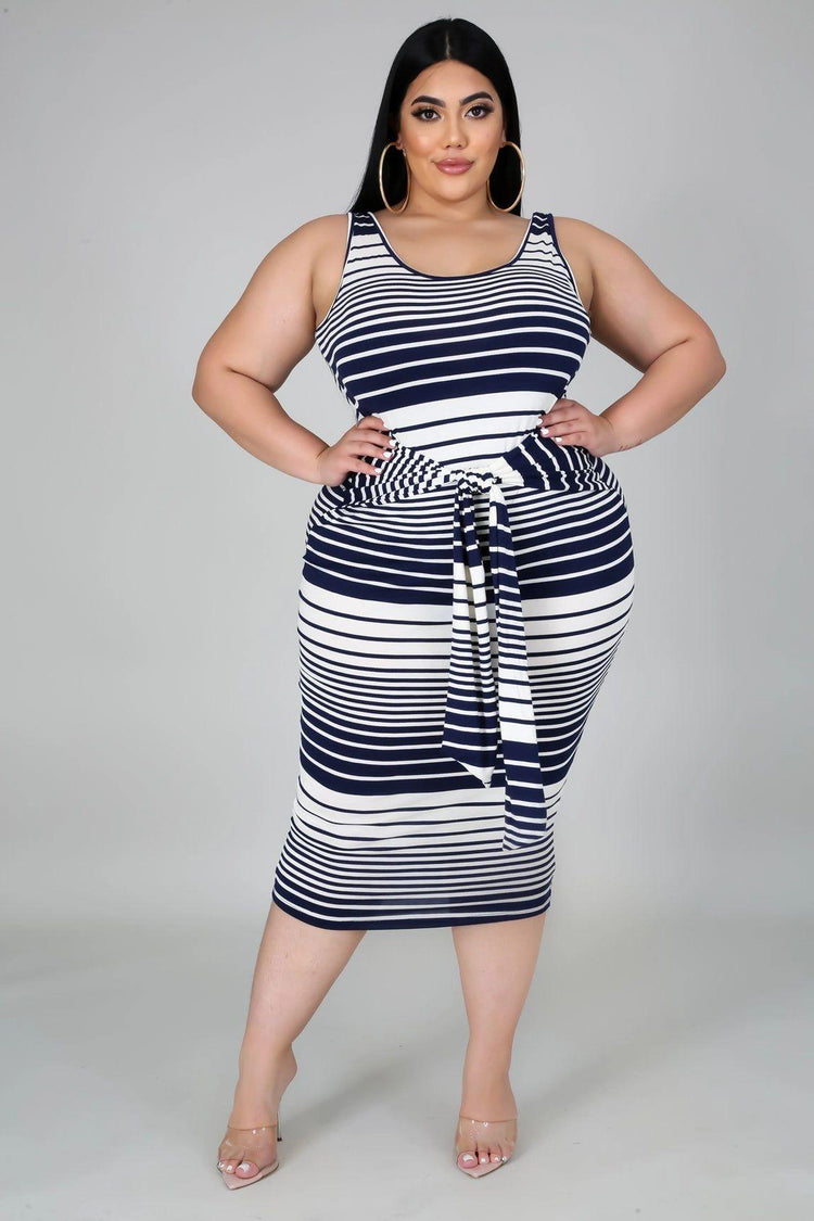 Crossing Lines Dress