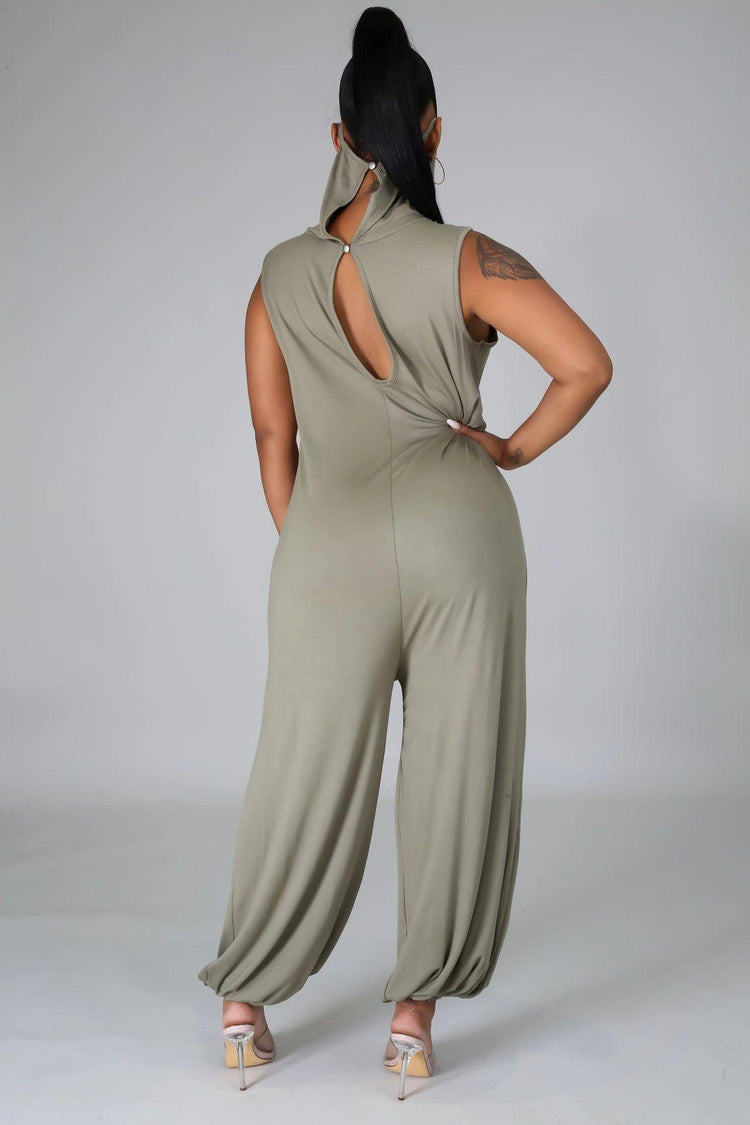 Jeannie Me Jumpsuit - Olive