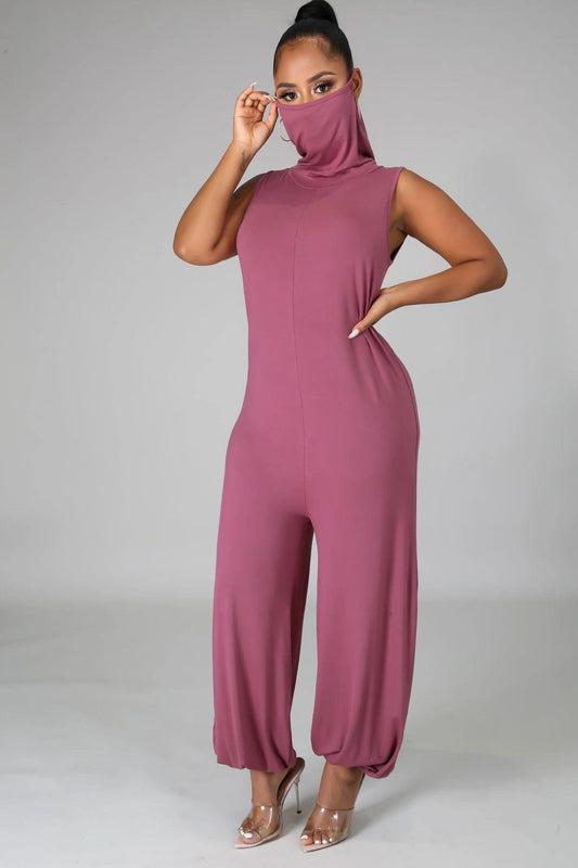 Jeannie Me Jumpsuit - Mauve