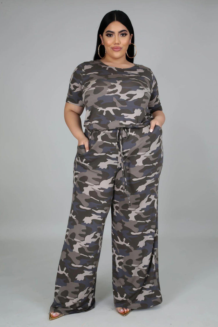 Love Camo Jumpsuit