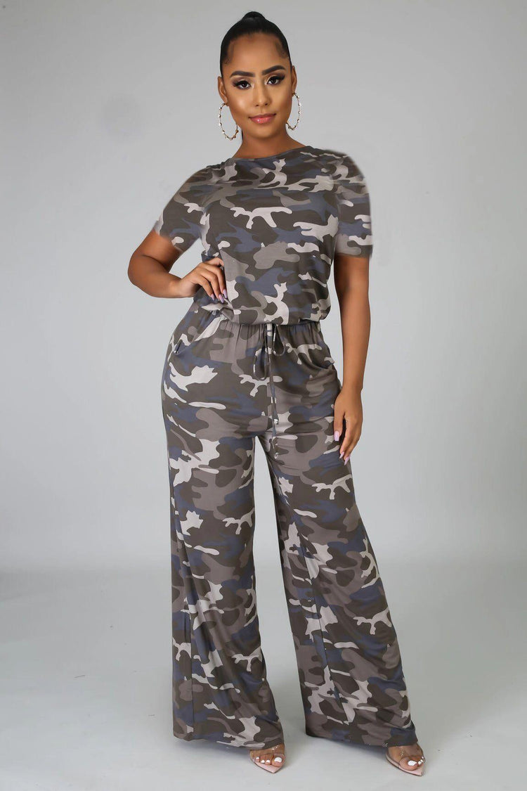 Love Camo Jumpsuit