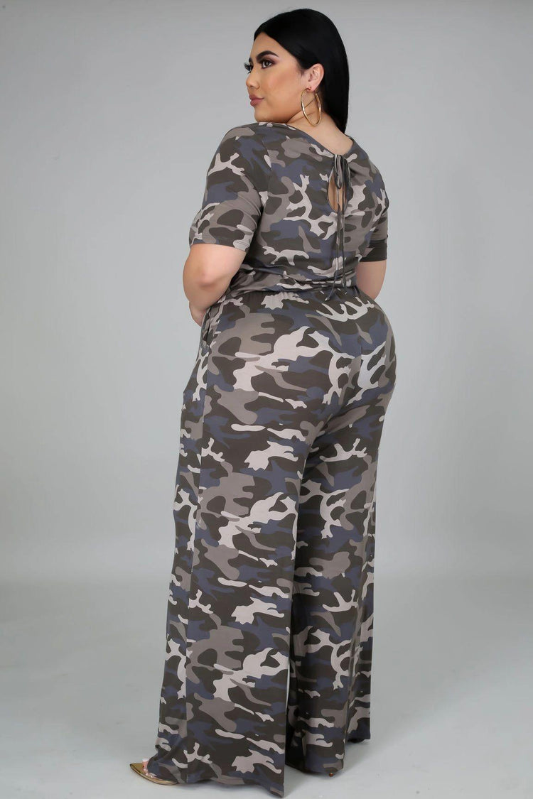 Love Camo Jumpsuit