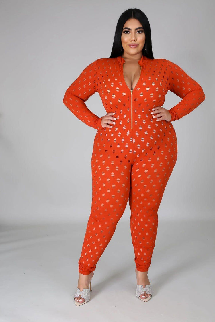 wHole Snack Jumpsuit - Rust