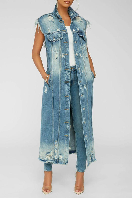 InVESTed Denim Vest