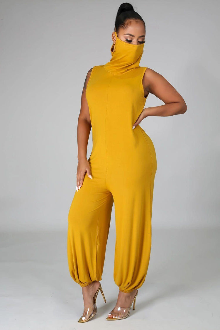 Jeannie Me Jumpsuit - Mustard