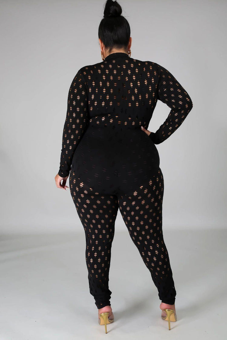 wHole Snack Jumpsuit - Black