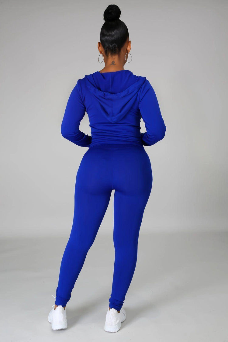 Living Life Legging Set - Blue