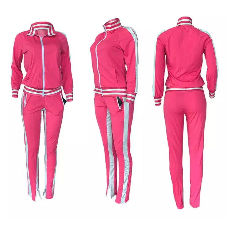 Brush'Em Off Jogsuit - Pink