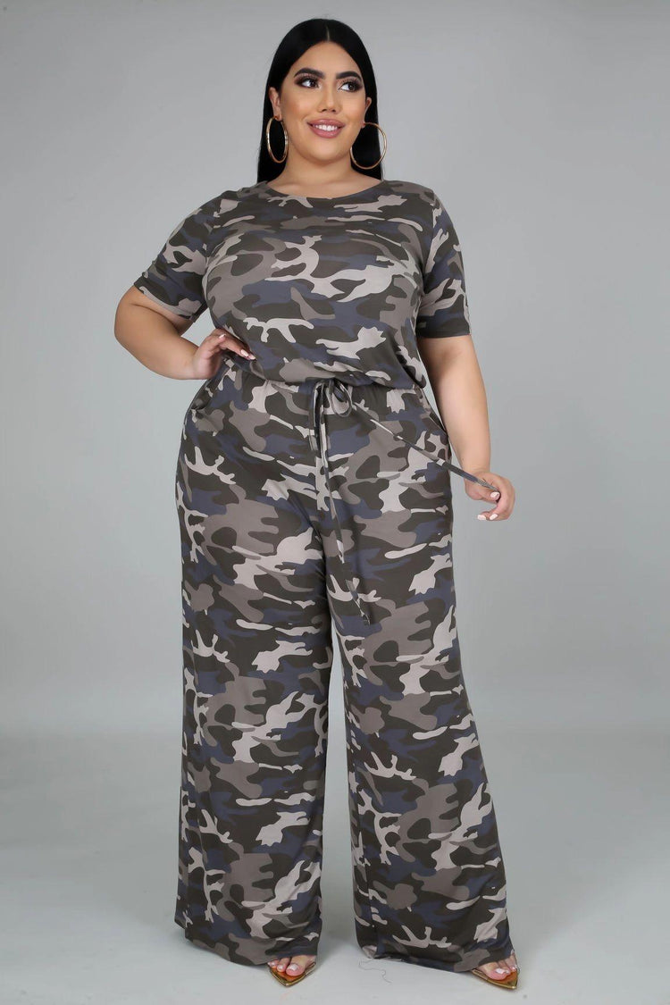 Love Camo Jumpsuit