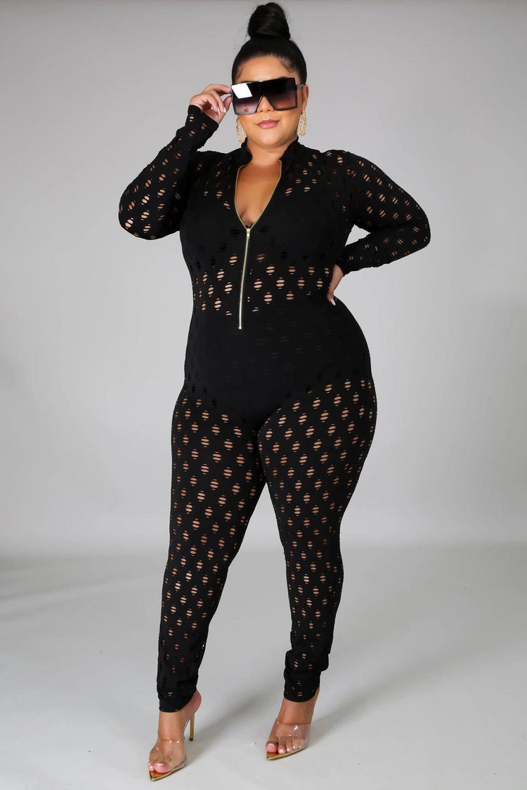 wHole Snack Jumpsuit - Black