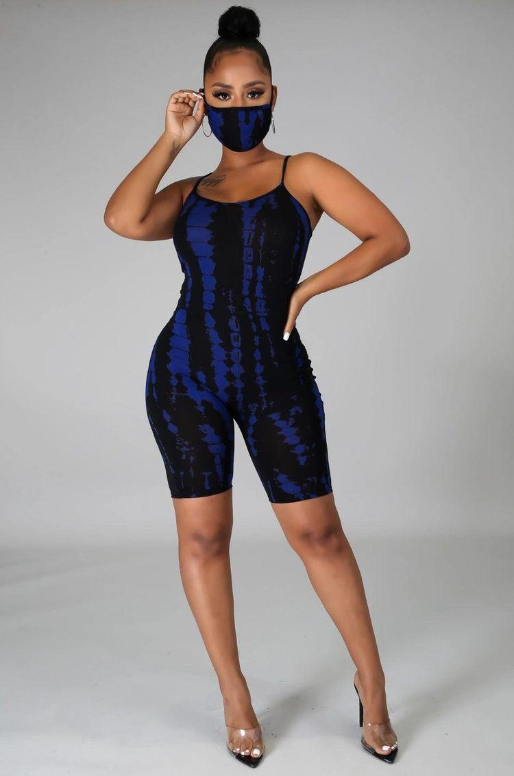 Blued Up Romper