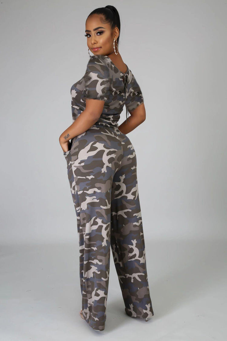 Love Camo Jumpsuit