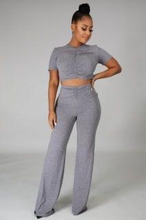 Ruched & Ready Pant Set