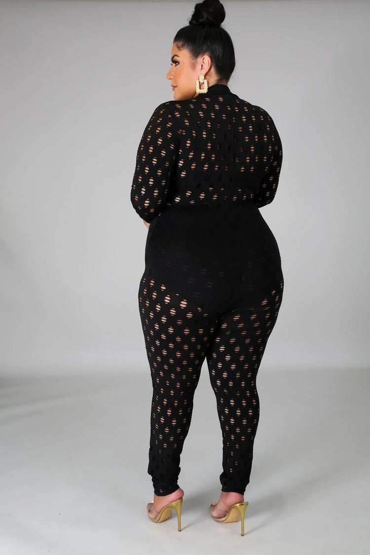 wHole Snack Jumpsuit - Black